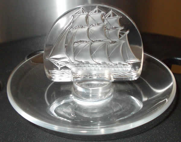 Rene Lalique Ashtray Caravelle