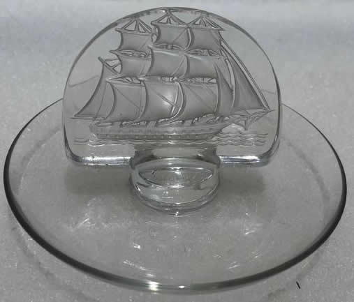 Rene Lalique Ashtray Caravelle