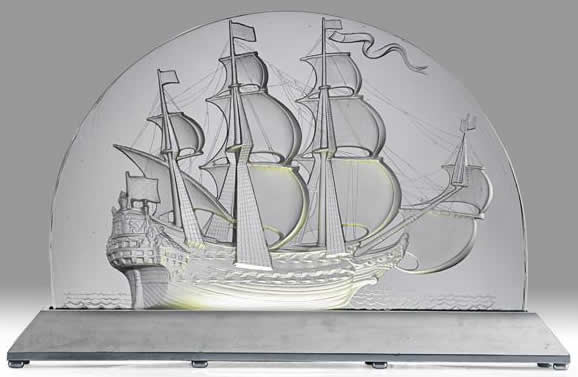 Rene Lalique Centerpiece Caravelle