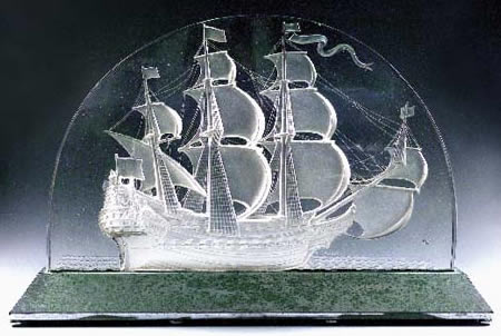 Rene Lalique Caravelle Decoration