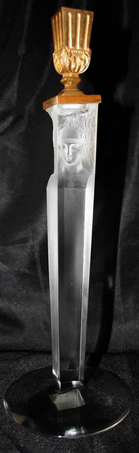 Rene Lalique Candlestick Cariatide