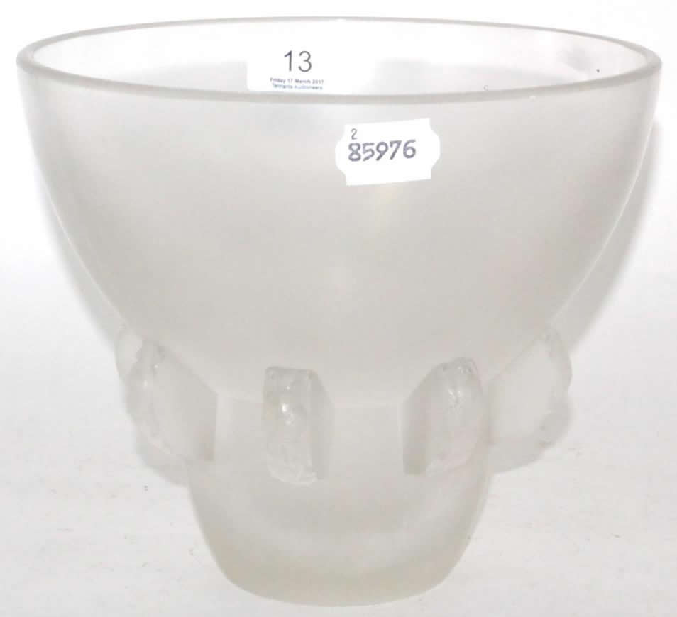 Rene Lalique Vase Carthage
