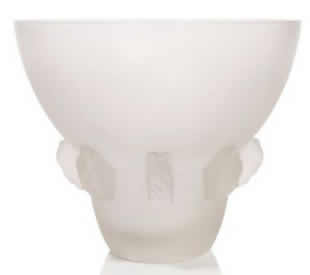 Rene Lalique Vase Carthage