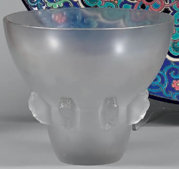 Rene Lalique Vase Carthage