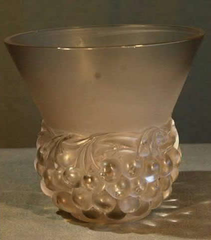 Rene Lalique Vase Cerises