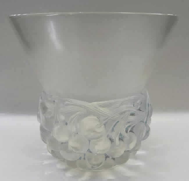 Rene Lalique Vase Cerises
