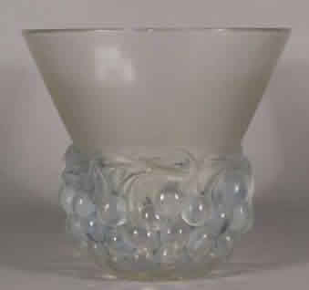 Rene Lalique Vase Cerises