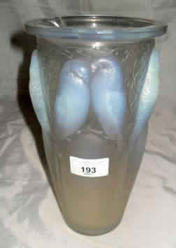 Rene Lalique Vase Ceylan