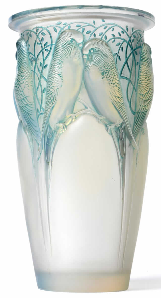 Rene Lalique Vase Ceylan
