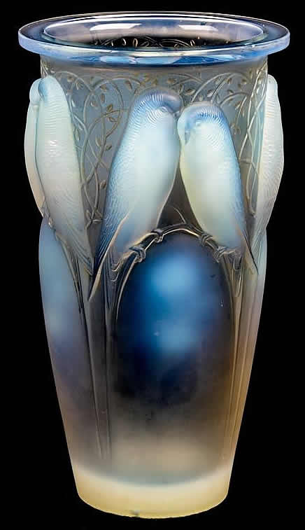 Rene Lalique Vase Ceylan