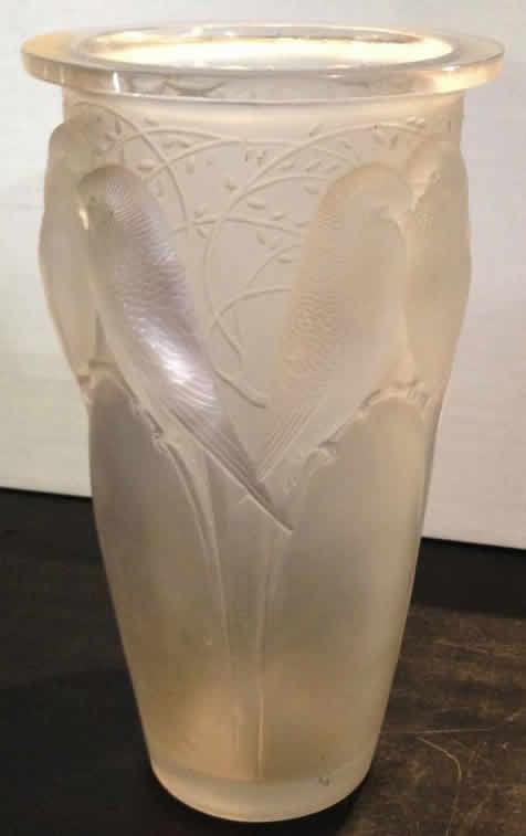 Rene Lalique Vase Ceylan