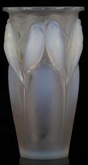 Rene Lalique Vase Ceylan