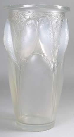 Rene Lalique Vase Ceylan