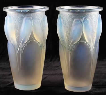 Rene Lalique Vase Ceylan