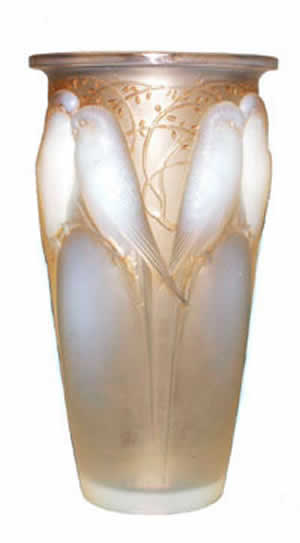 Rene Lalique Vase Ceylon