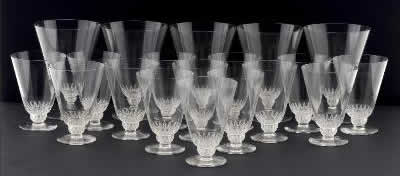 Rene Lalique Tableware Champigny