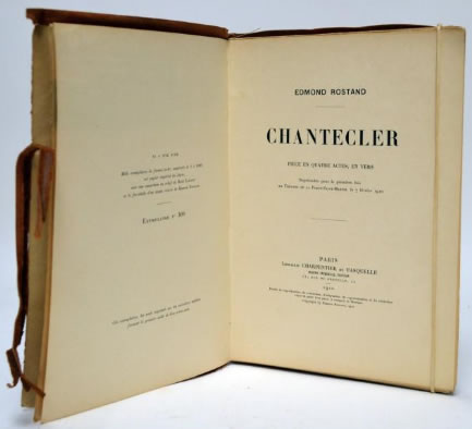 Rene Lalique Book Chantecler
