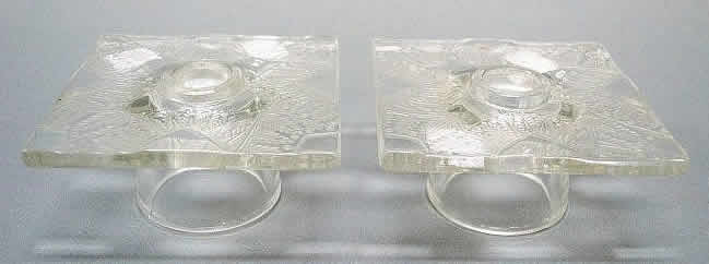 Rene Lalique Candleholder Chantilly