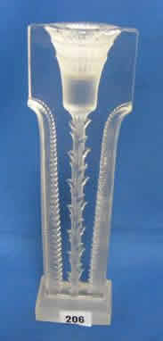 Rene Lalique Chardon Candleholder