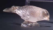 Rene Lalique Chardonneret Timide Paperweight