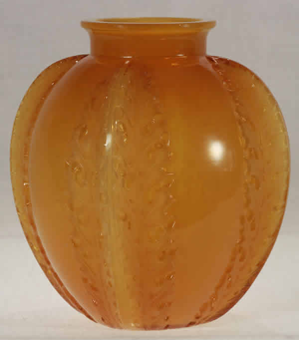 Rene Lalique Vase Chardons