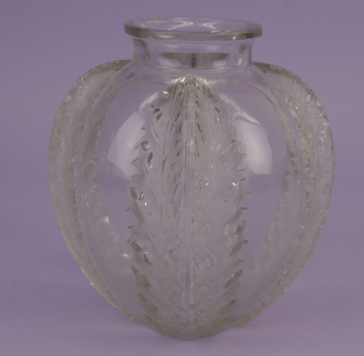 Rene Lalique Vase Chardons