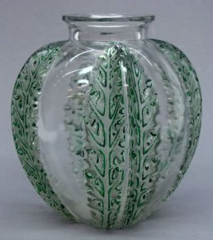 Rene Lalique Vase Chardons
