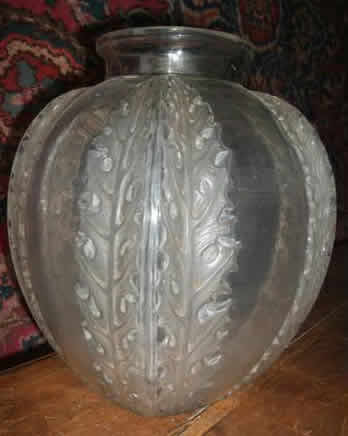 Rene Lalique Vase Chardons