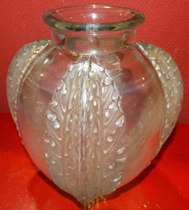 Rene Lalique Vase Chardons