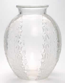 Rene Lalique Vase Chardons