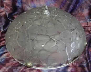 Rene Lalique Light Fixture Charmes