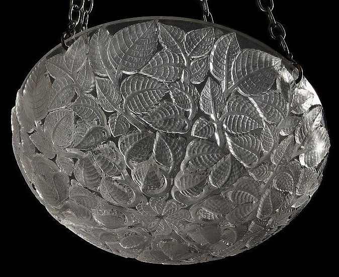 Rene Lalique Hanging Light Fixture Charmes