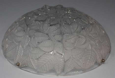 Rene Lalique Light Fixture Charmes