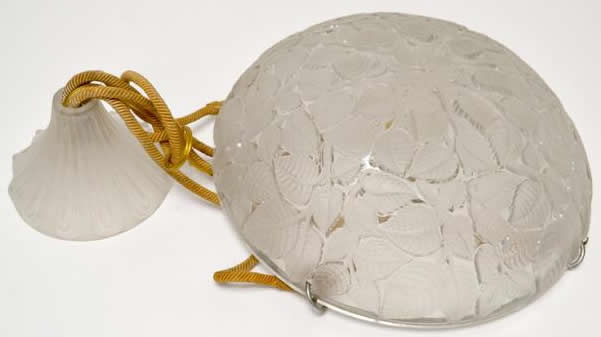 Rene Lalique Plafonnier Charmes