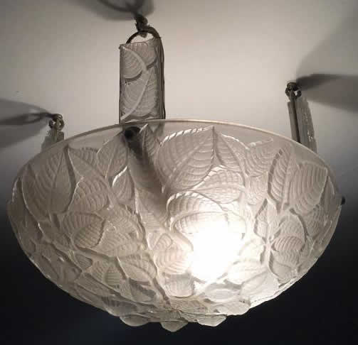 Rene Lalique Plafonnier Charmes
