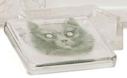 Rene Lalique Chat Box