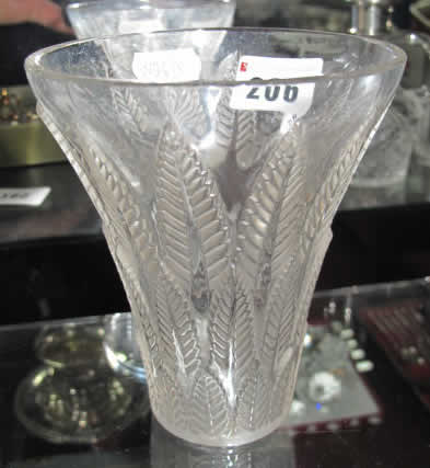 Rene Lalique Vase Chataignier