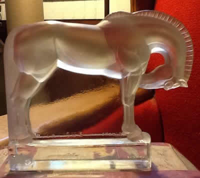 Rene Lalique Paperweight Cheval
