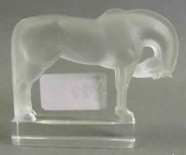 Rene Lalique Paperweight Cheval