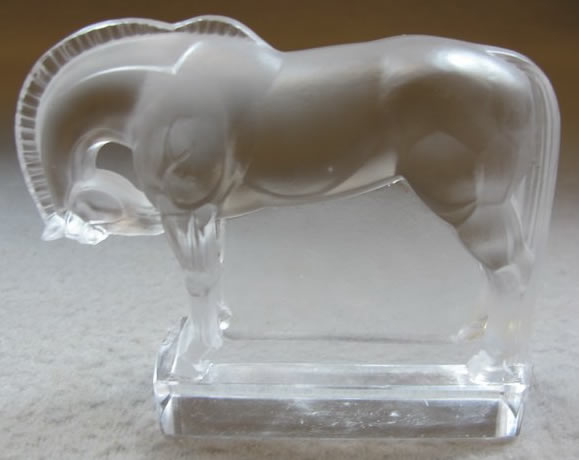 Rene Lalique Paperweight Cheval