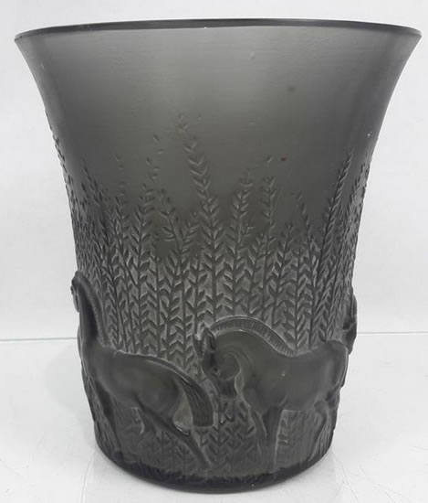 Rene Lalique Vase Chevaux