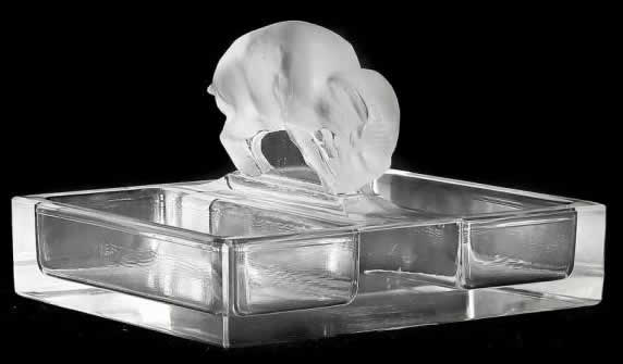 Rene Lalique Cendrier Chevre