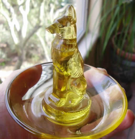 Rene Lalique Ashtray Chien