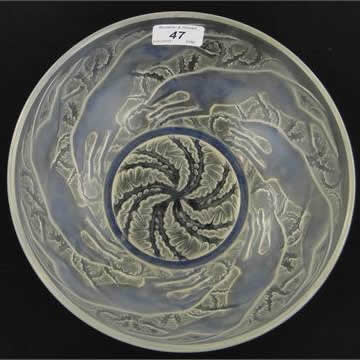 Rene Lalique Bowl Chiens