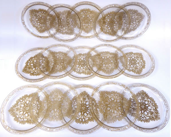 Rene Lalique Plate Chiens