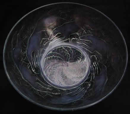 Rene Lalique Bowl Chiens