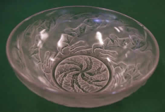 Rene Lalique Bowl Chiens