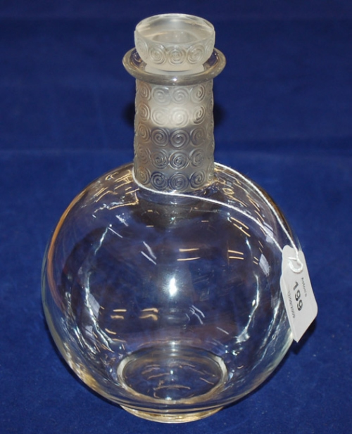 Rene Lalique Decanter Chinon