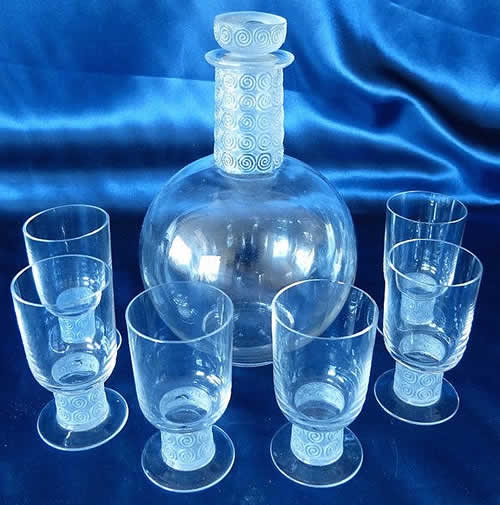 Rene Lalique Tableware Chinon