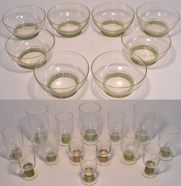 Rene Lalique Tableware Chinon